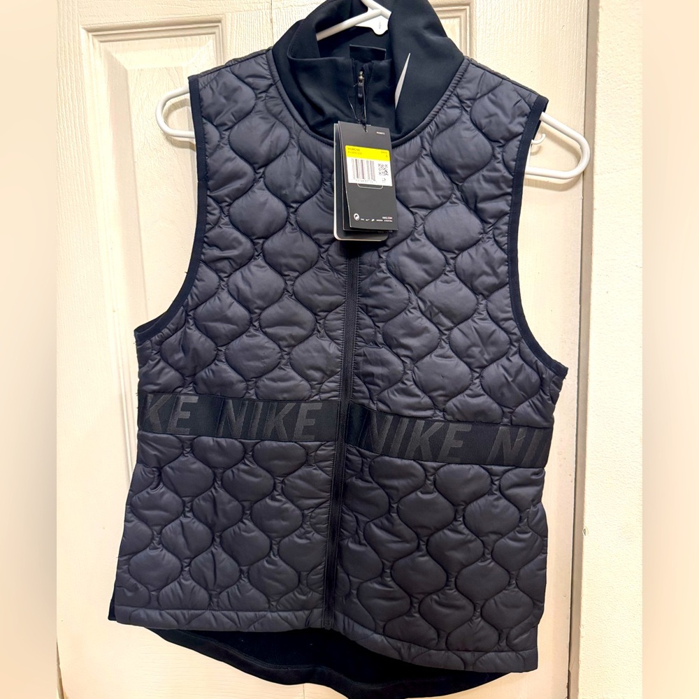 Nike Black and Gray Aerolayer Vest